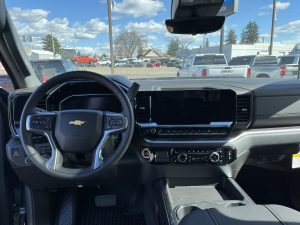 Interior image of the dashboard on the 2026 Chevrolet Silverado 2500 HD