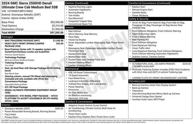 2024 GMC Sierra 2500 HD Denali Ultimate