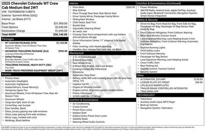 2025 Chevrolet Colorado WT/LT