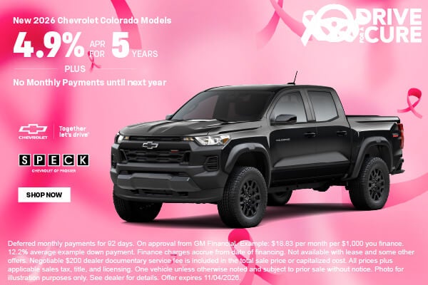 4.9 apr for 5 years chevy colorado