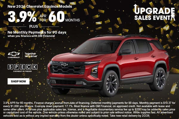 NEW 2026 CHEVROLET EQUINOX MODELS