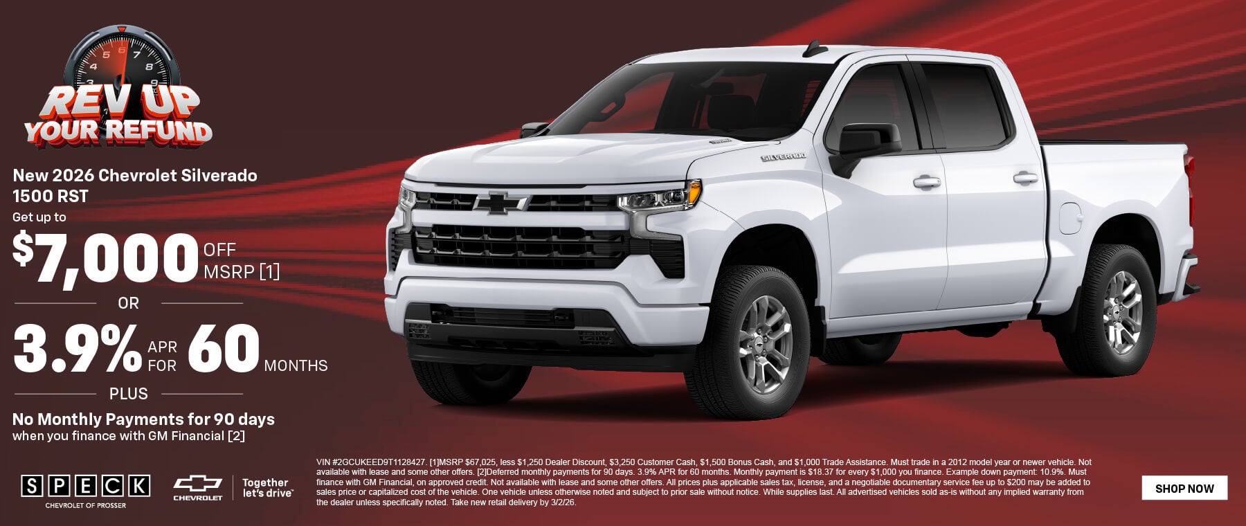 3.9 apr for 60 chevy silverado 1500