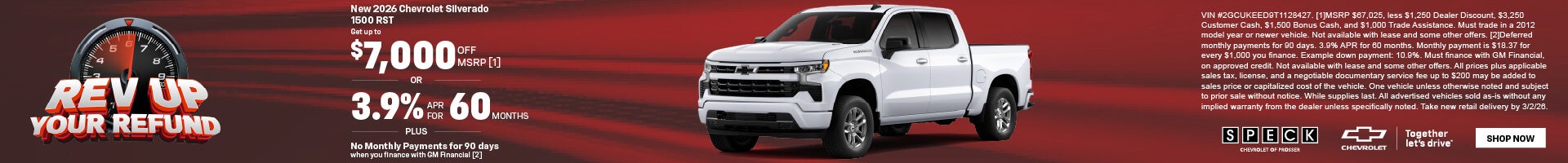 7000 off msrp new chevy silverado 1500