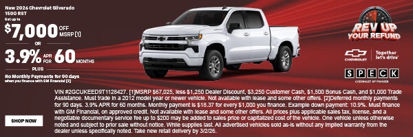 3.9 apr for 60 chevy silverado 1500