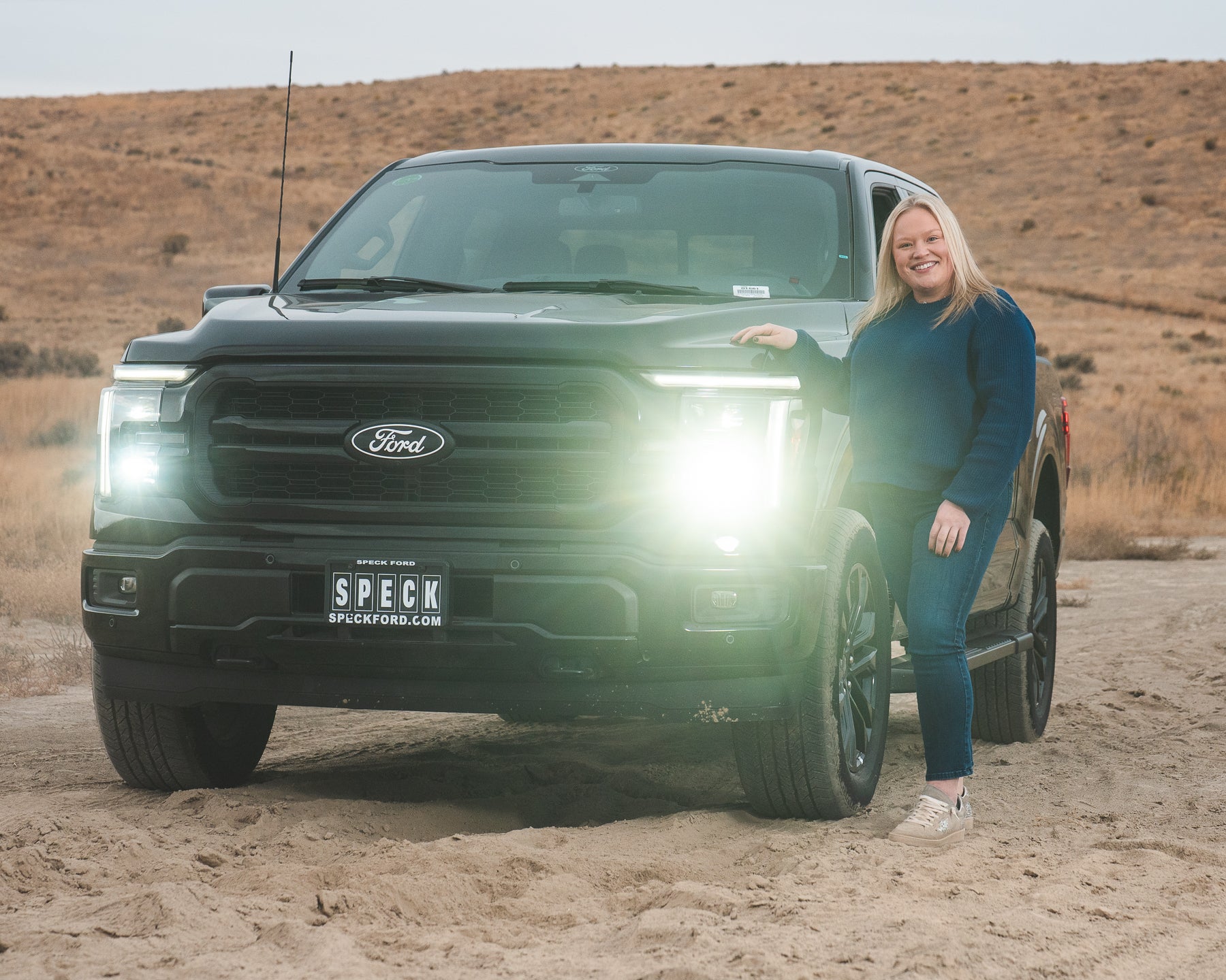 Silverado 2500HD Running on sand